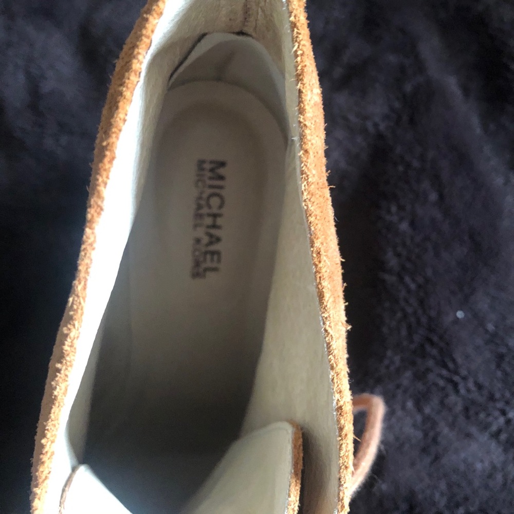 Michael Kors suede lace up boots sz 7.5 - Picture 4 of 8